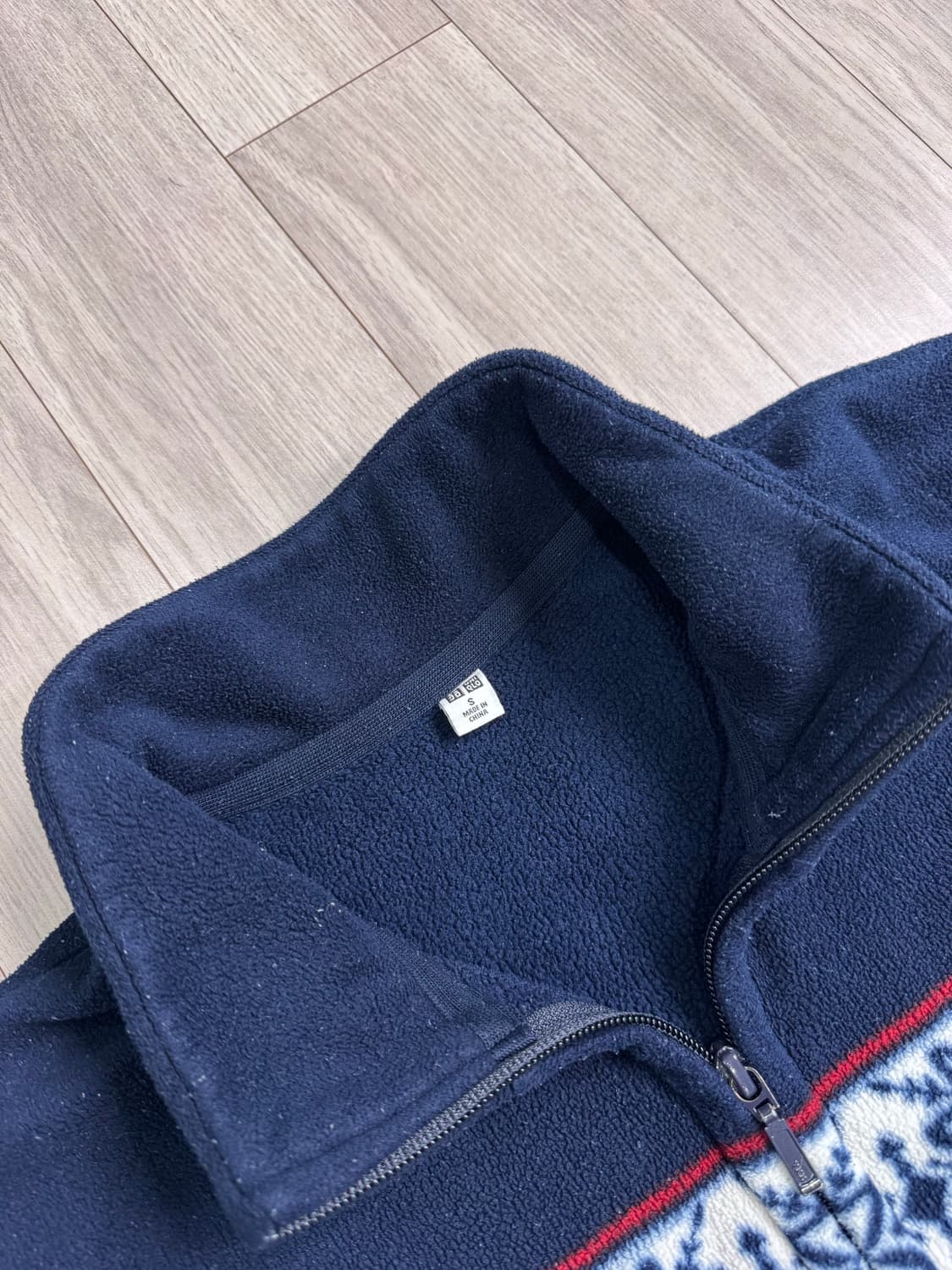 유니클로 노르딕 도트 플리스 집업 상품이미지5