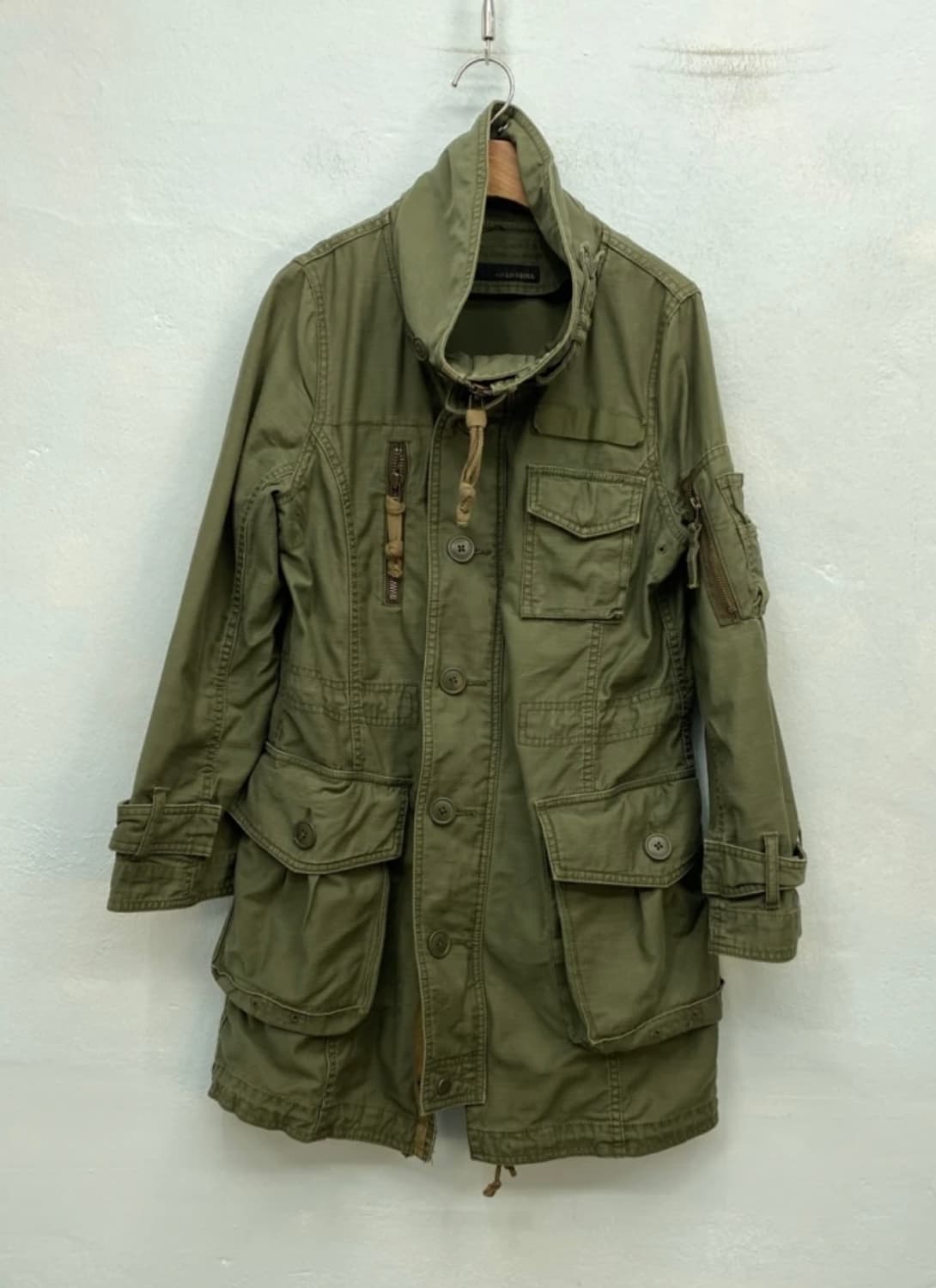 [1453]Min@rna khaki field jacket# 상품이미지3