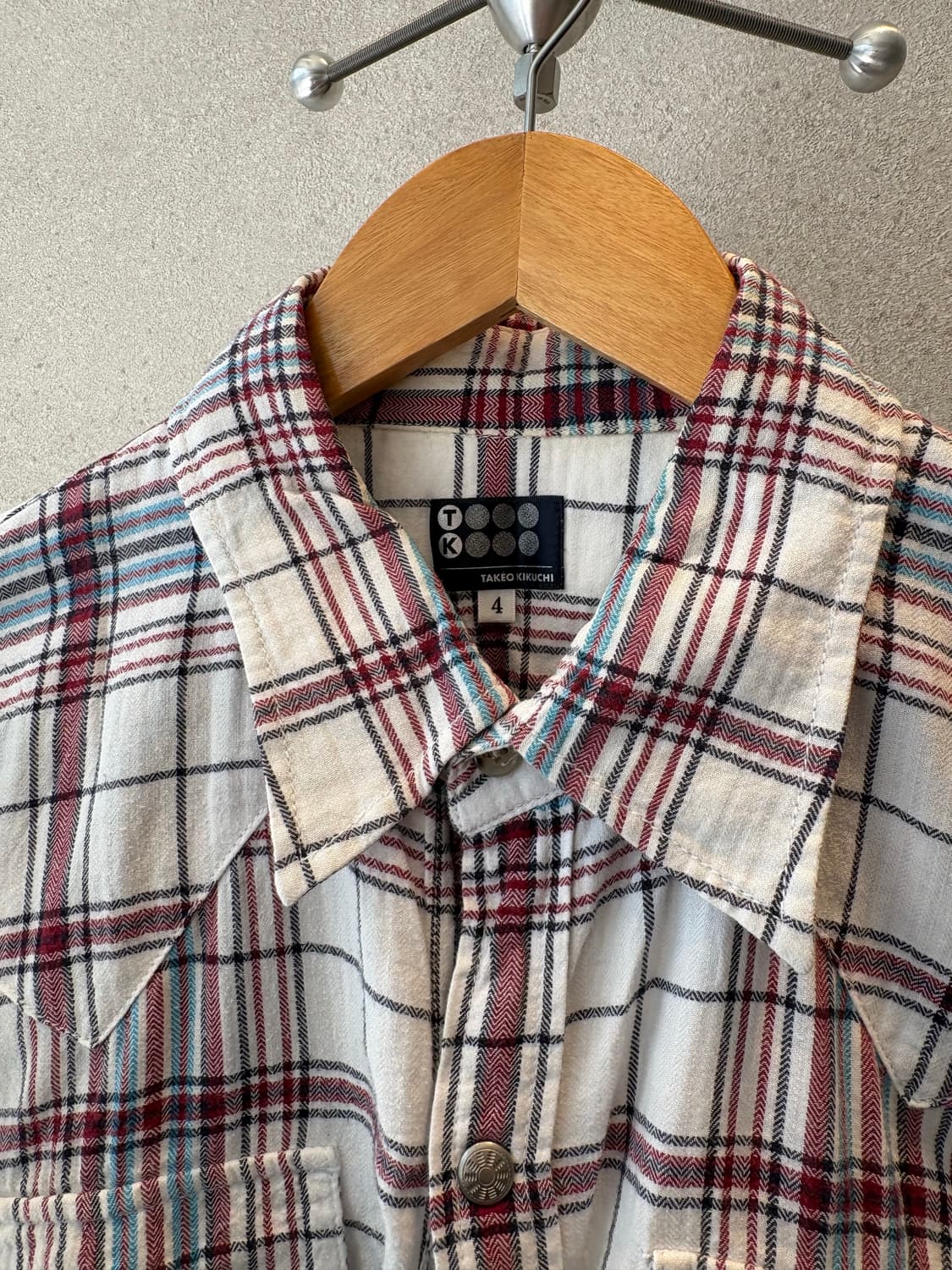 Takeo kikuchi 체크셔츠 상품이미지2