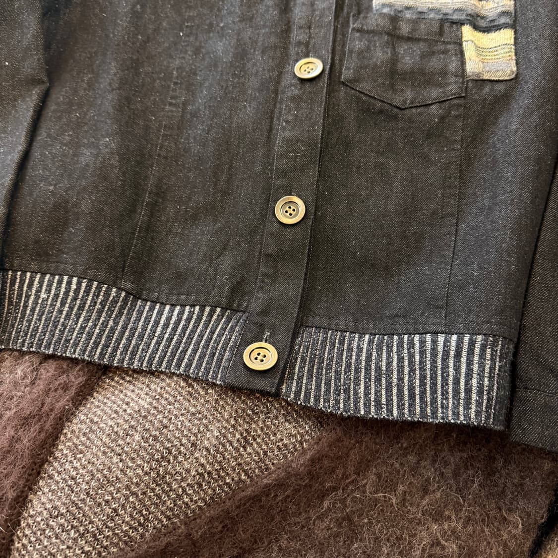 M&KYOKO 일본 에스닉 인디고 라이트 자켓 상품이미지4