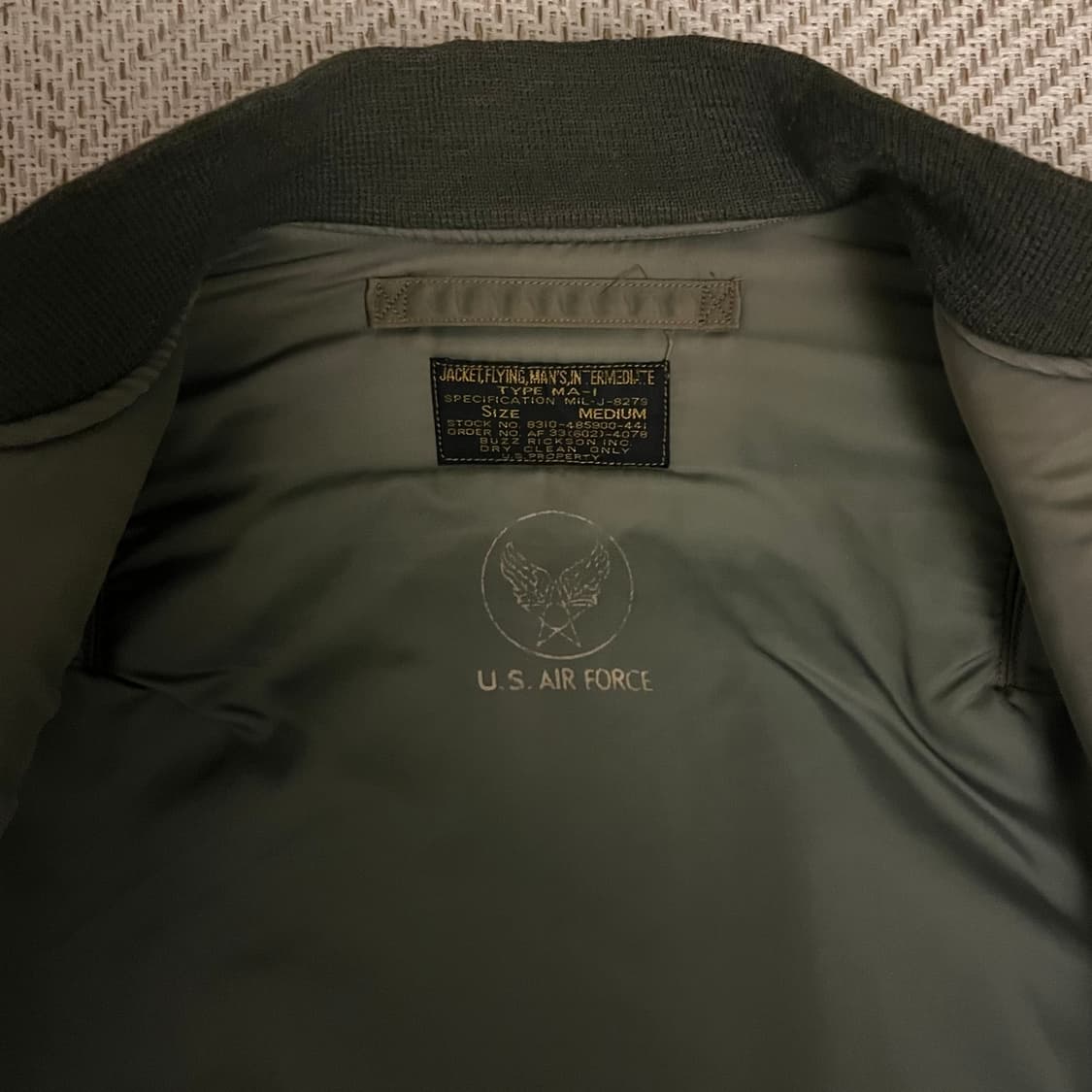 buzz rickson ma-1 상품이미지5