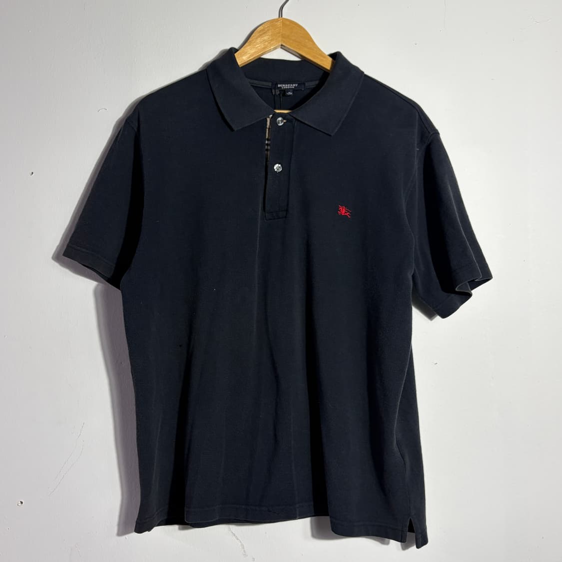 버버리 블랙 로고 반팔 카라티 (무료배송) 상품이미지1