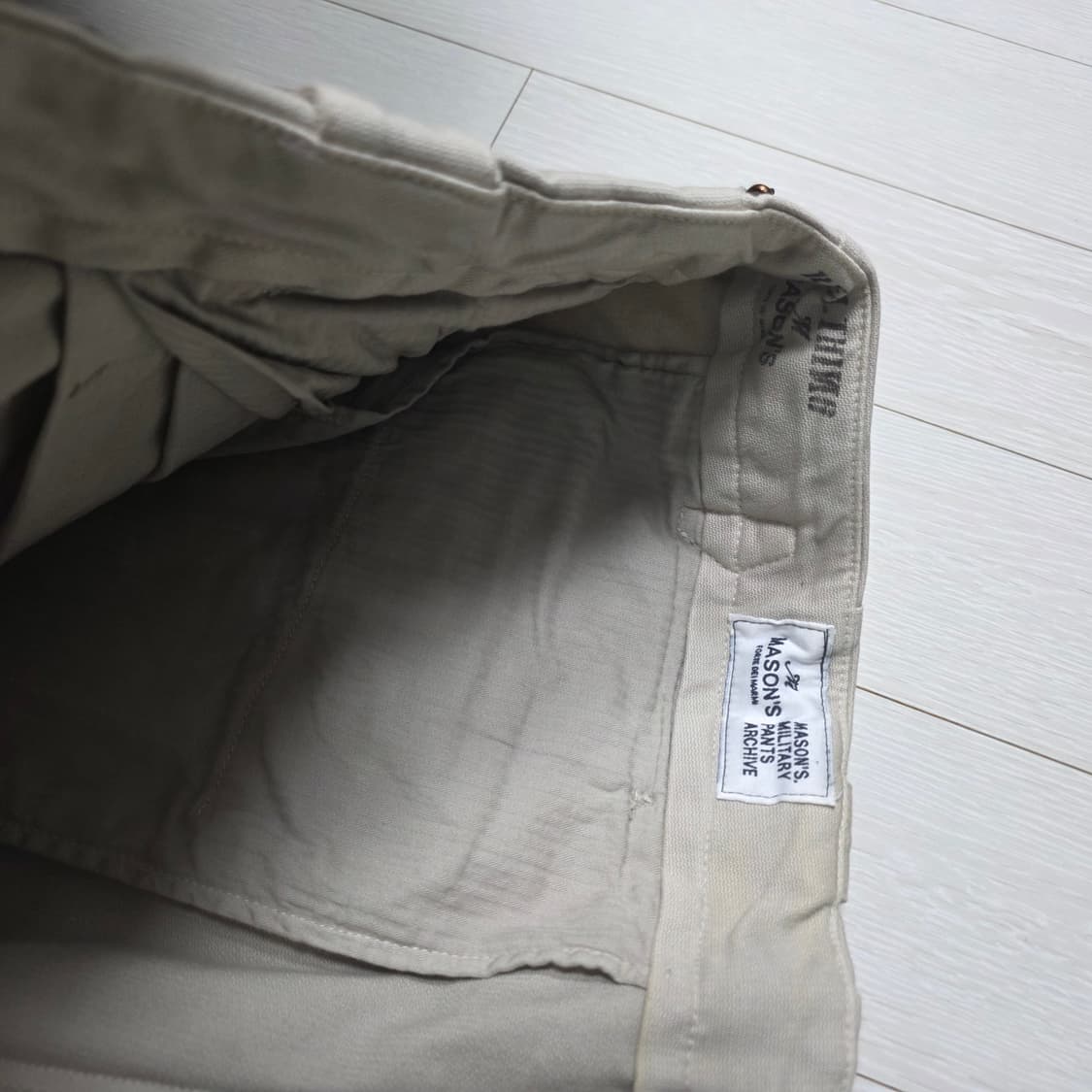 메이슨 남자 코튼팬츠 34사이즈 판매 상품이미지1