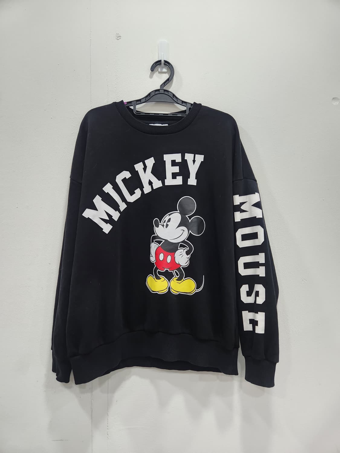 디즈니 미키마우스 X 프랭크스톤 콜라보 맨투맨 여성 90~95 오버핏 상품이미지1