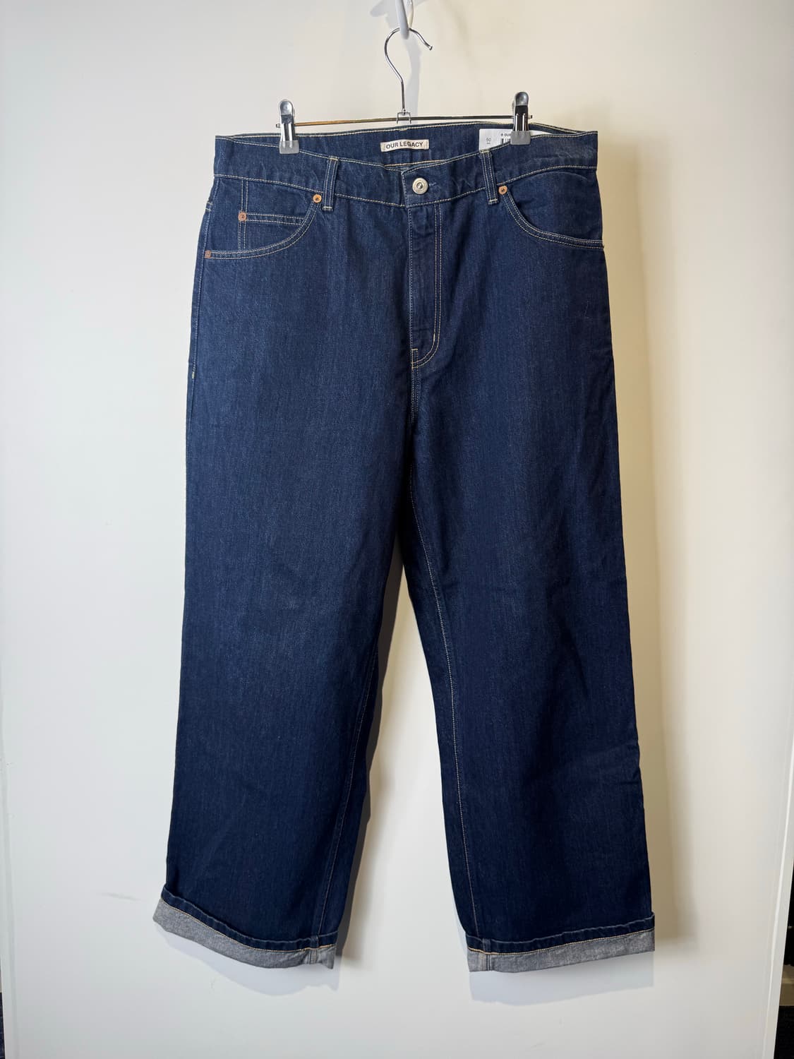 아워레가시 워크샵 와이드핏 데님 50사이즈  상품이미지2