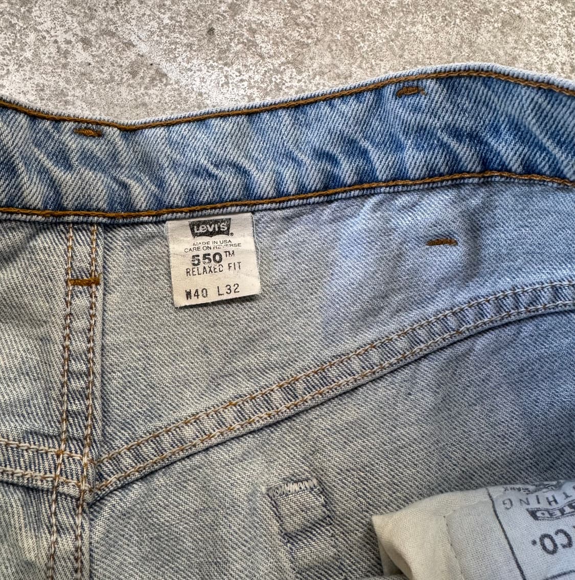 90s 리바이스 550 made in usa 상품이미지3