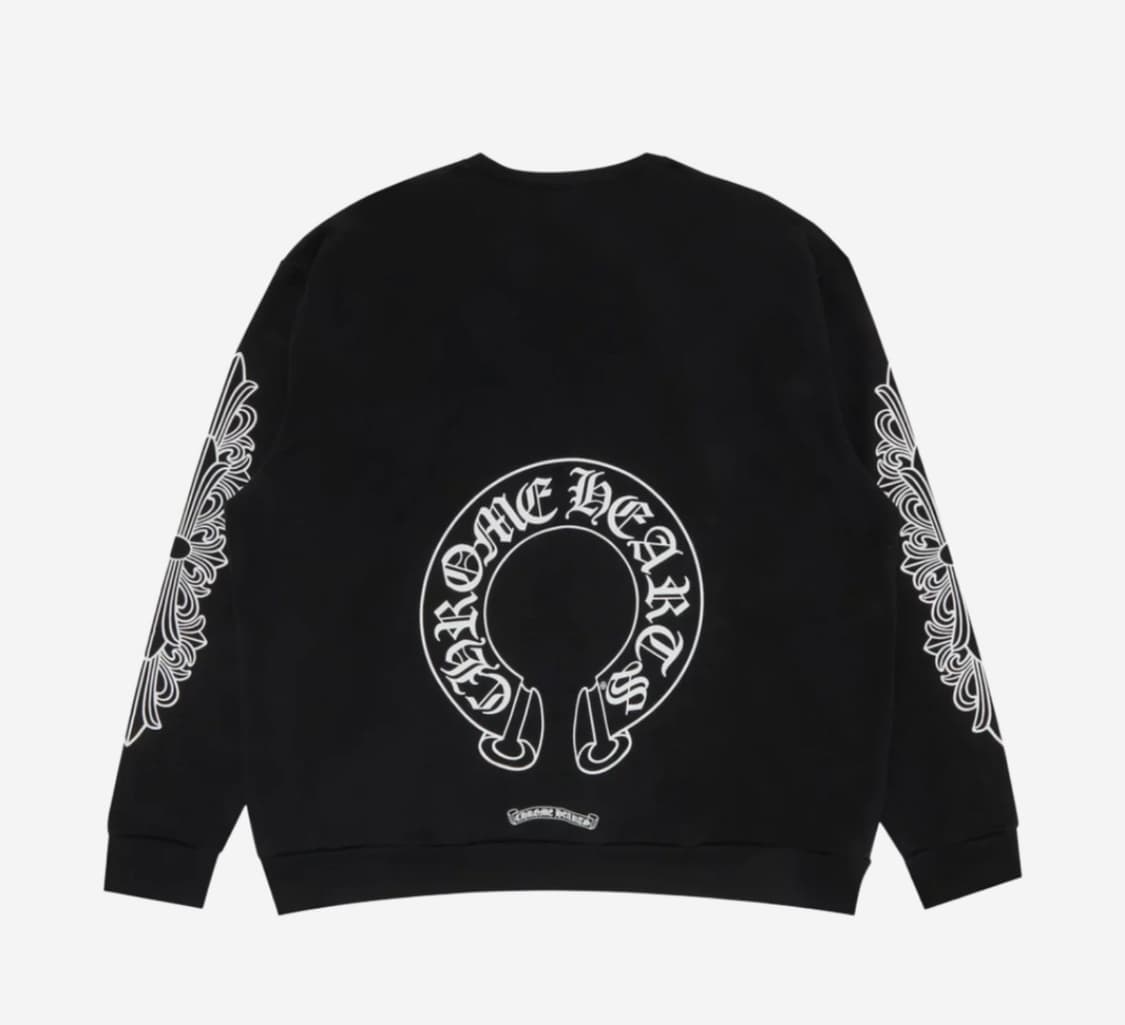 크롬하츠 맨투맨 블랙 L (100-105) 상품이미지1