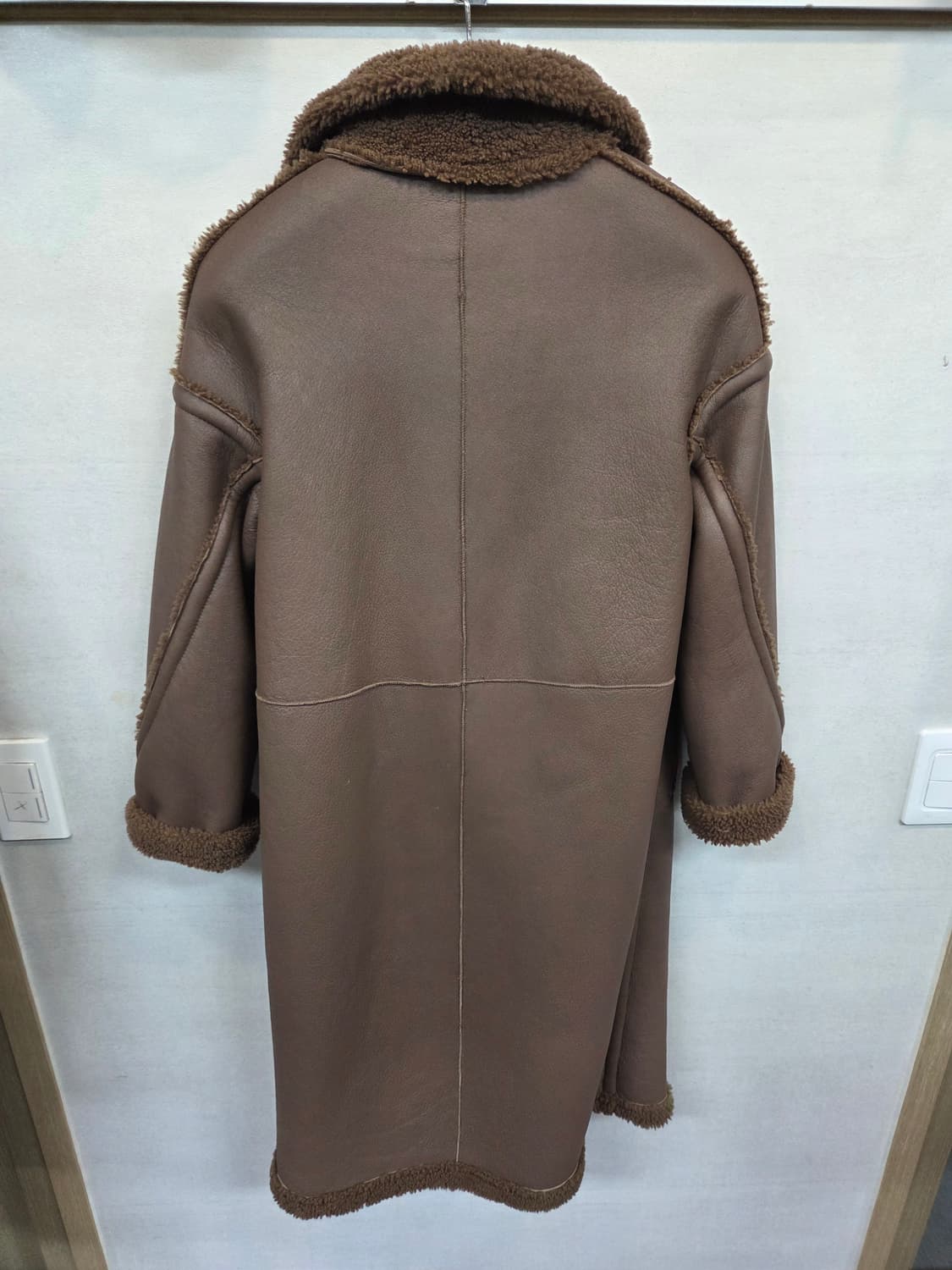 진도 양모피 양가죽 무스탕 코트 대략 66 상품이미지2