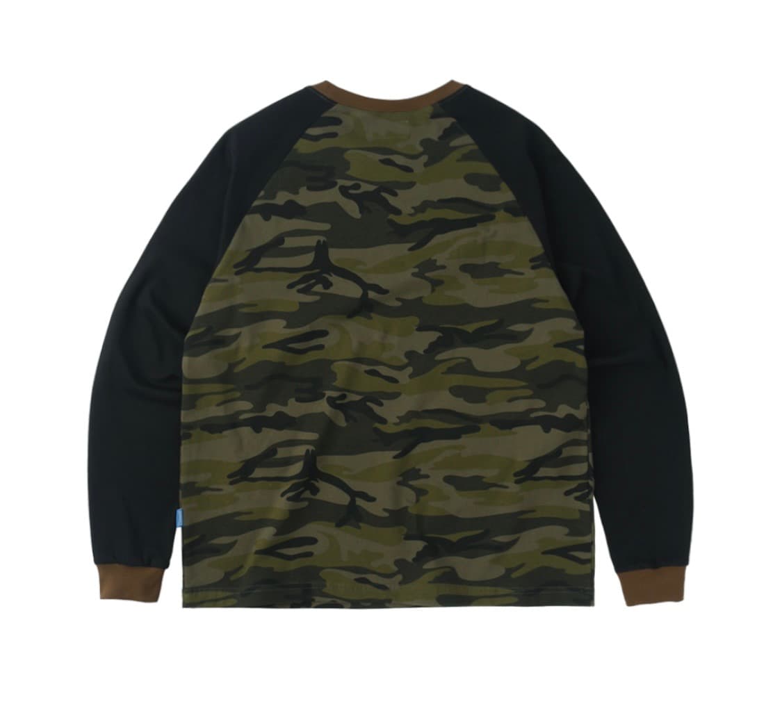 써넥트 레글런 카모 롱슬리브 상품이미지2