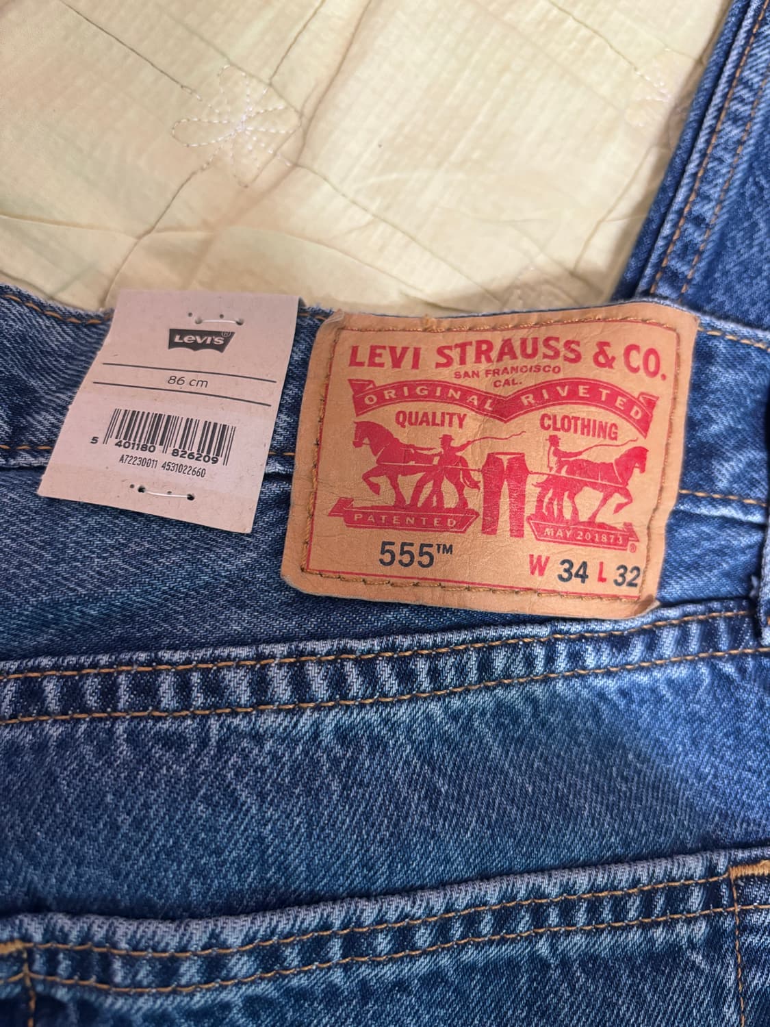 리바이스 555 95 릴렉스 스트레이트 진 상품이미지3