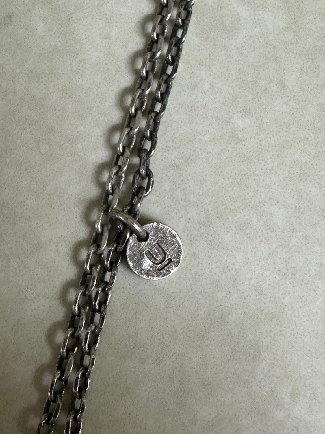 언더커버 2002 아카이브 크로스 십자가 실버 목걸이 상품이미지4