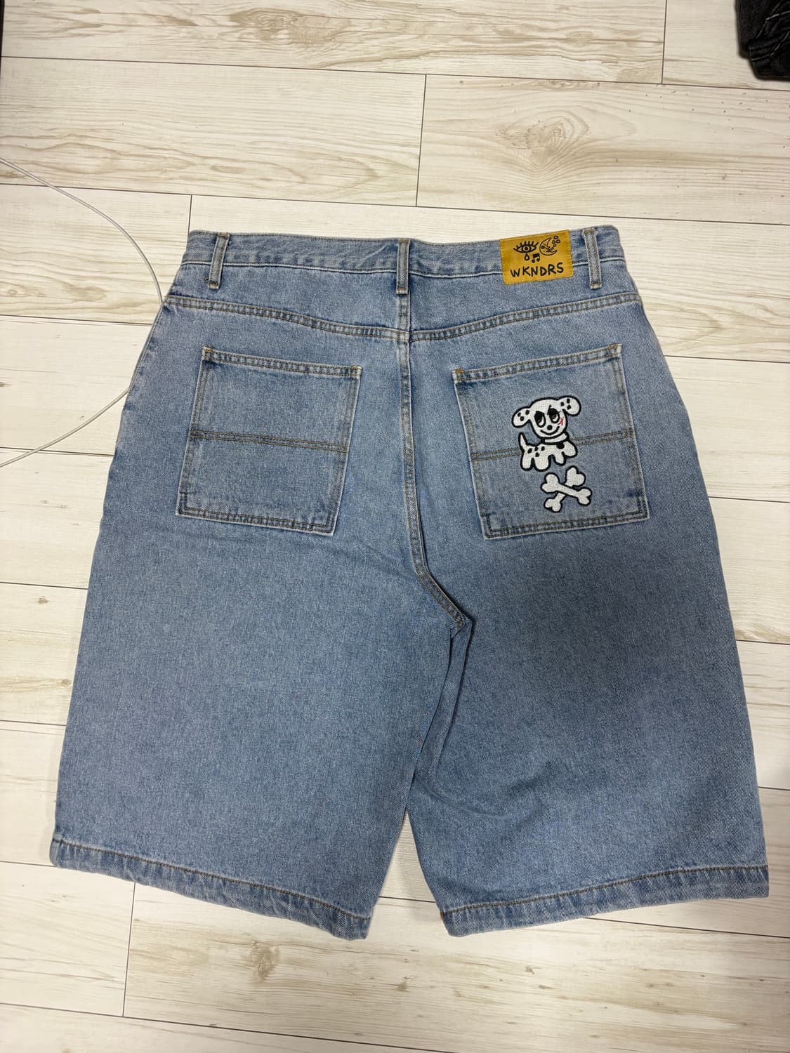 위캔더스 ISCREAM DENIM SHORTS XL사이즈 상품이미지3