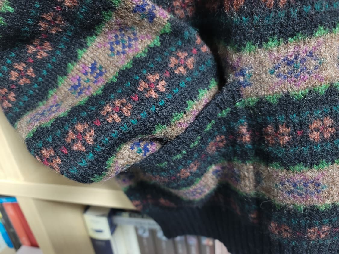 빈티지 폴로 페어아일 니트 스웨터 상품이미지4