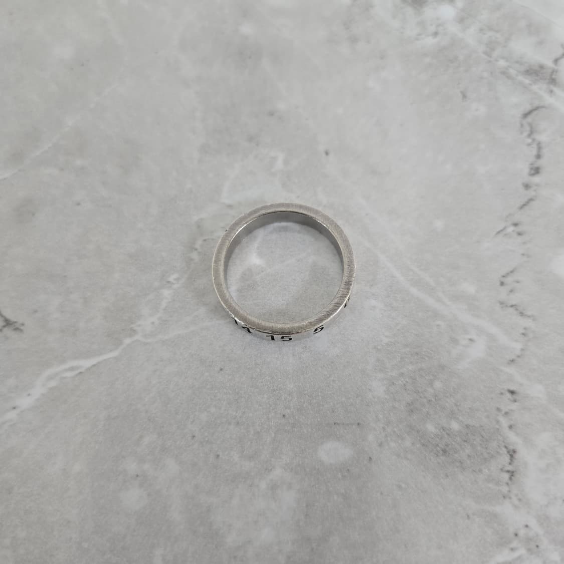 메종 마르지엘라 뉴메리컬 실버 넘버 링 반지 판매 상품이미지7