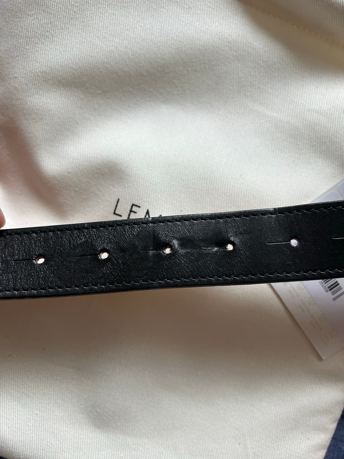 Lemaire gold buckle clip belt 90 상품이미지3