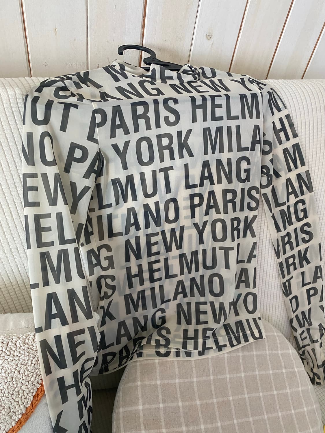 헬무트랭 시스루 티셔츠s 상품이미지1