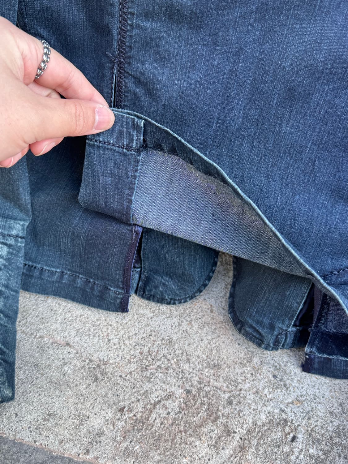 막스앤코 지퍼 디테일 데님자켓  상품이미지8