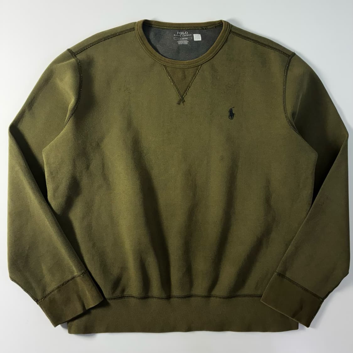 Polo  폴로 랄프로렌 자수 카키 맨투맨  상품이미지1