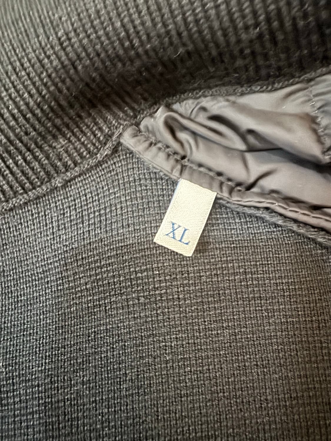 몽클레어 트리콧 니트패딩 블랙XL 상품이미지8