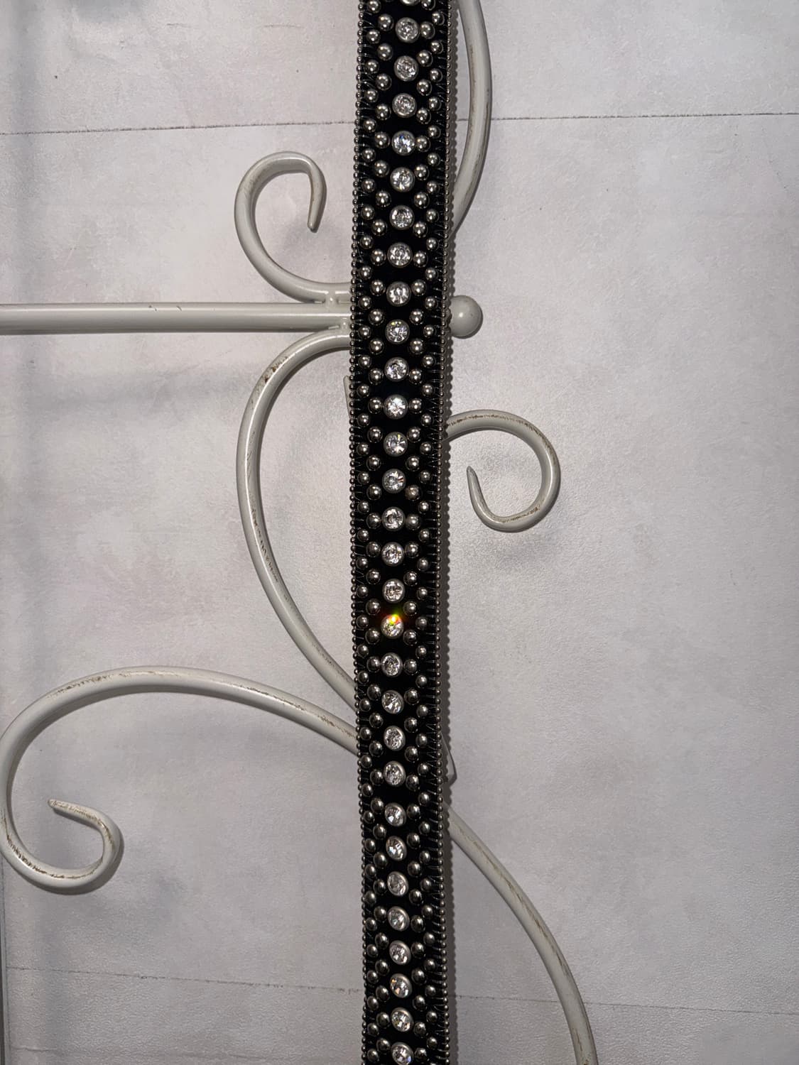 Guess black cubic stud western belt 상품이미지5