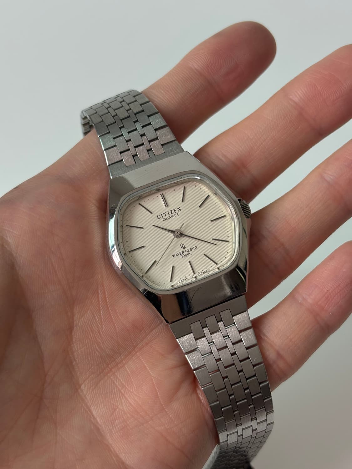 1980s CQ Stripe Dial Hexagon Quartz 상품이미지2