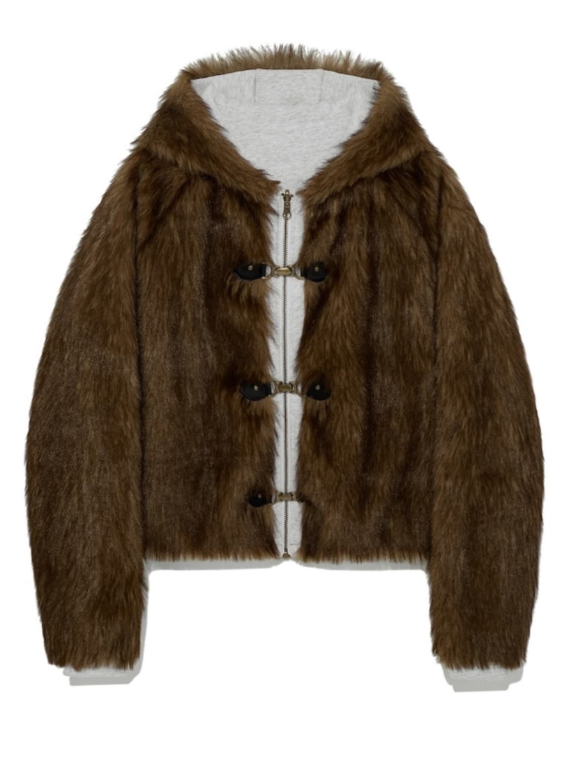 리버시블 후디 퍼자켓 MOOR REVERSIBLE FUR JACKET 상품이미지2