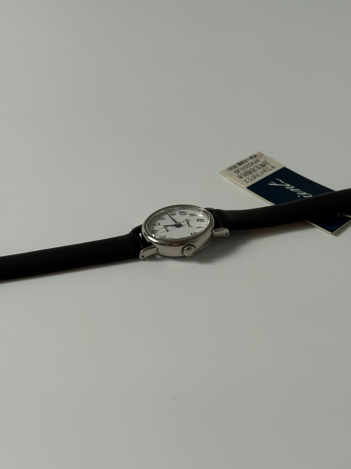 오리엔트 1990년대 빈티지 시계 실버 오벌 쿼츠 여성 데드스탁 상품이미지5