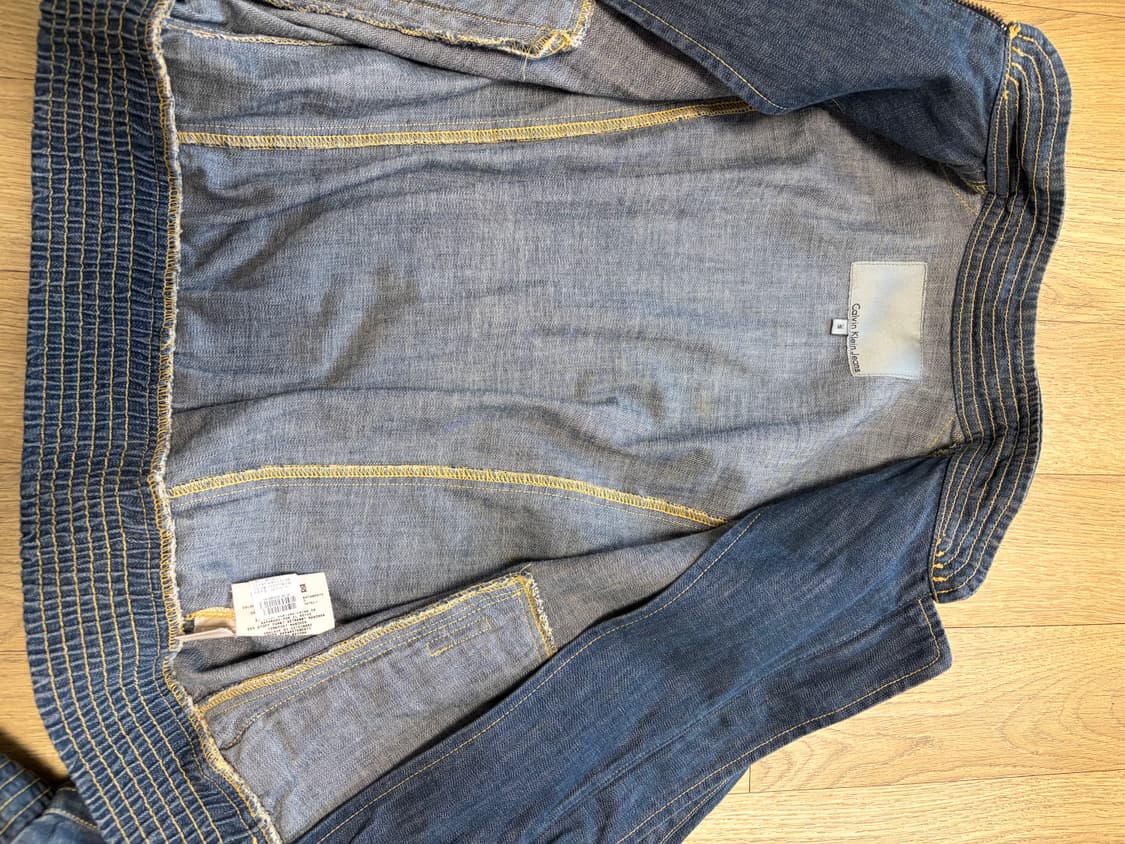 캘빈클라인 03년도 크롭 청자켓 s 상품이미지5