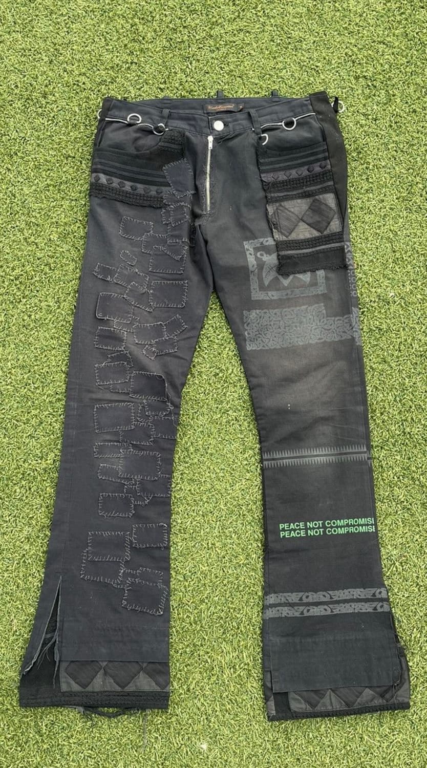 (S~L구매합니다) 언더커버 03ss scab 패치워크 팬츠 상품이미지1