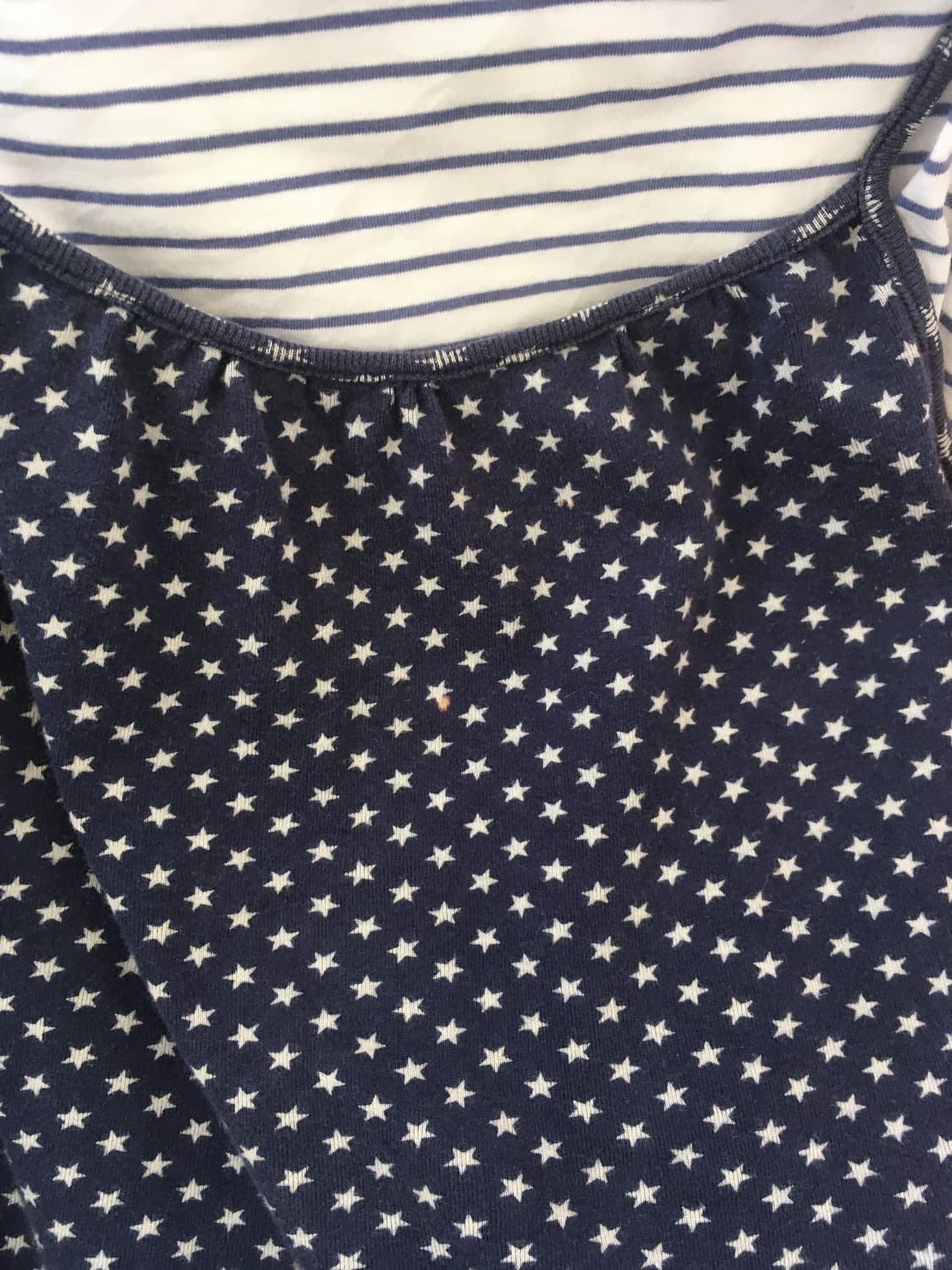 Set) 별 패턴 슬리브리스 + 스트라이프 슬리브리스 상품이미지6