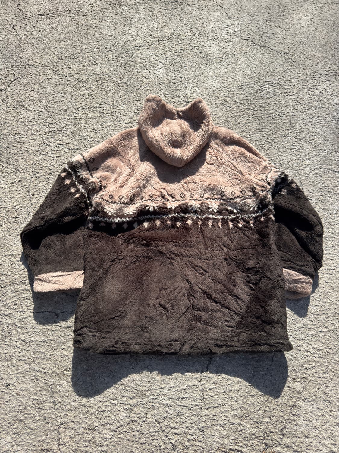 90's PIKO 플리스 후드집업 자켓 B83 상품이미지7