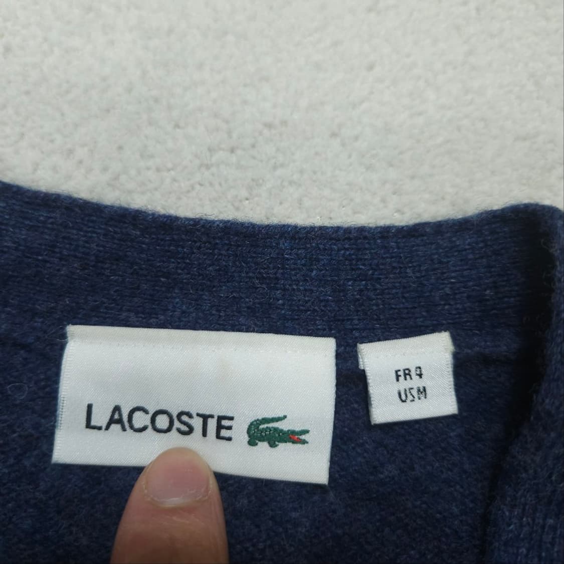 라코스테 울 가디건 M 상품이미지4
