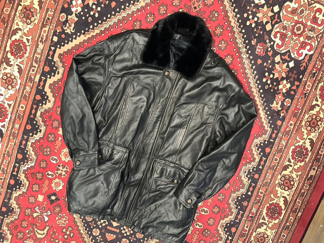 ( 2X-3X ) 가죽자켓 양가죽자켓 가죽코트 가죽카코트 가죽하프자켓 상품이미지2