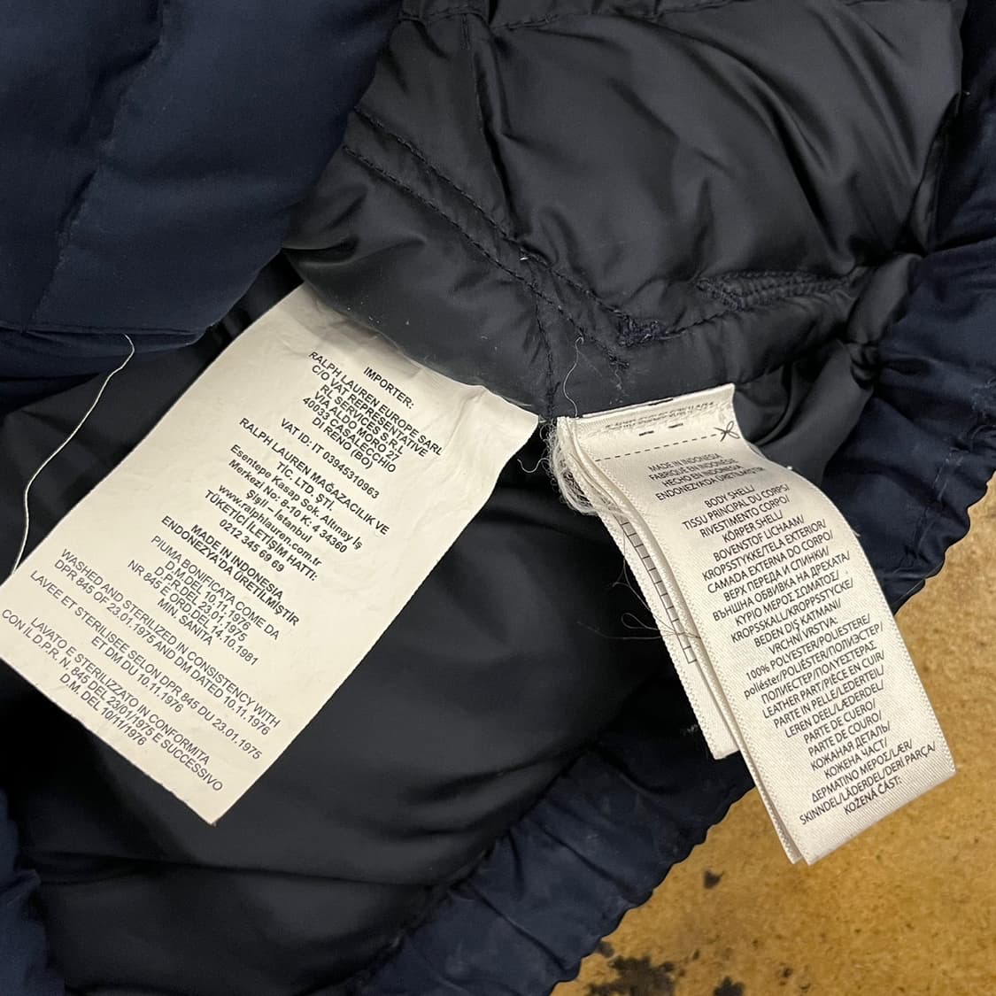 [정품/XS] 폴로 랄프로렌 빈티지 후드 패딩 조끼 b8 상품이미지4