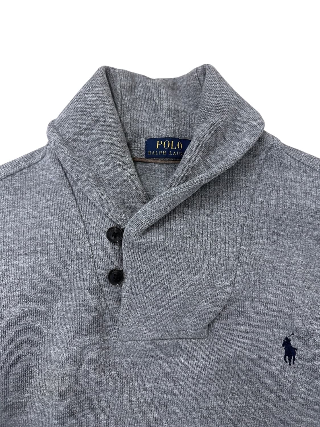 폴로 숄카라 니트 웜그레이 (L) 상품이미지3