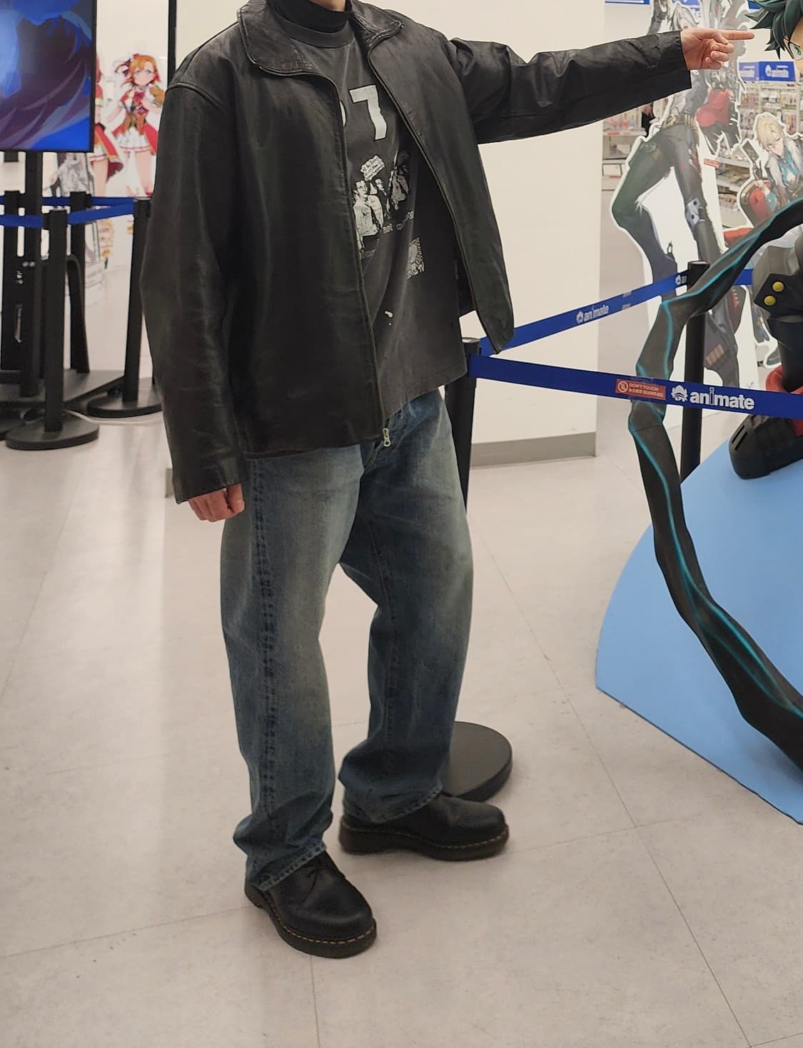 [XL]올드갭 레더 풀집업 상품이미지6