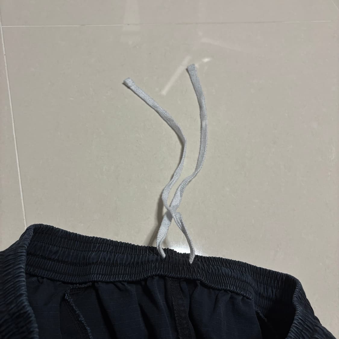 정품 나이키 립스탑 블랙 카고팬츠 밴딩 바지 상품이미지7