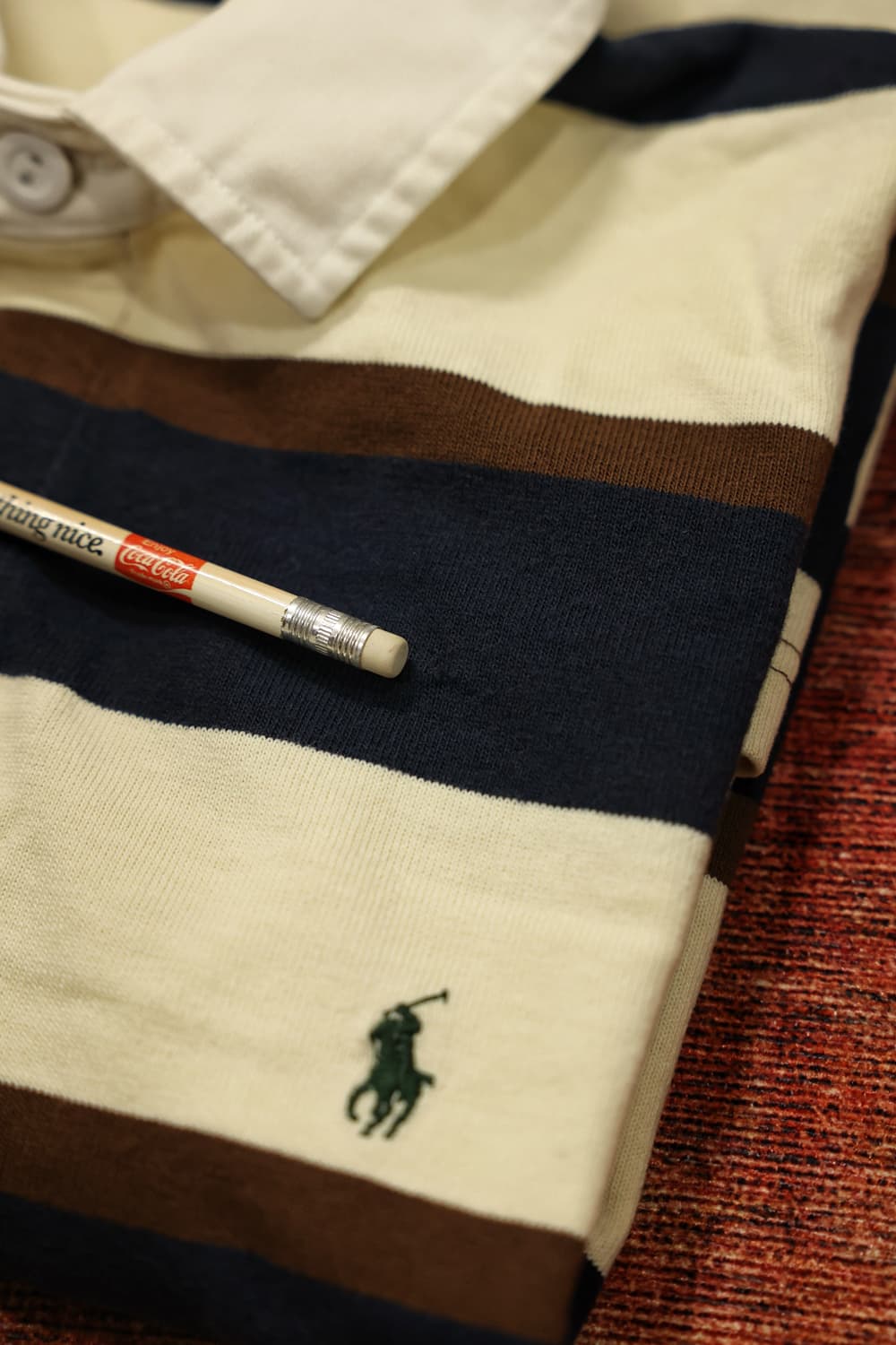 90~00s 빈티지 폴로 스트라이프 럭비티 판매 상품이미지10