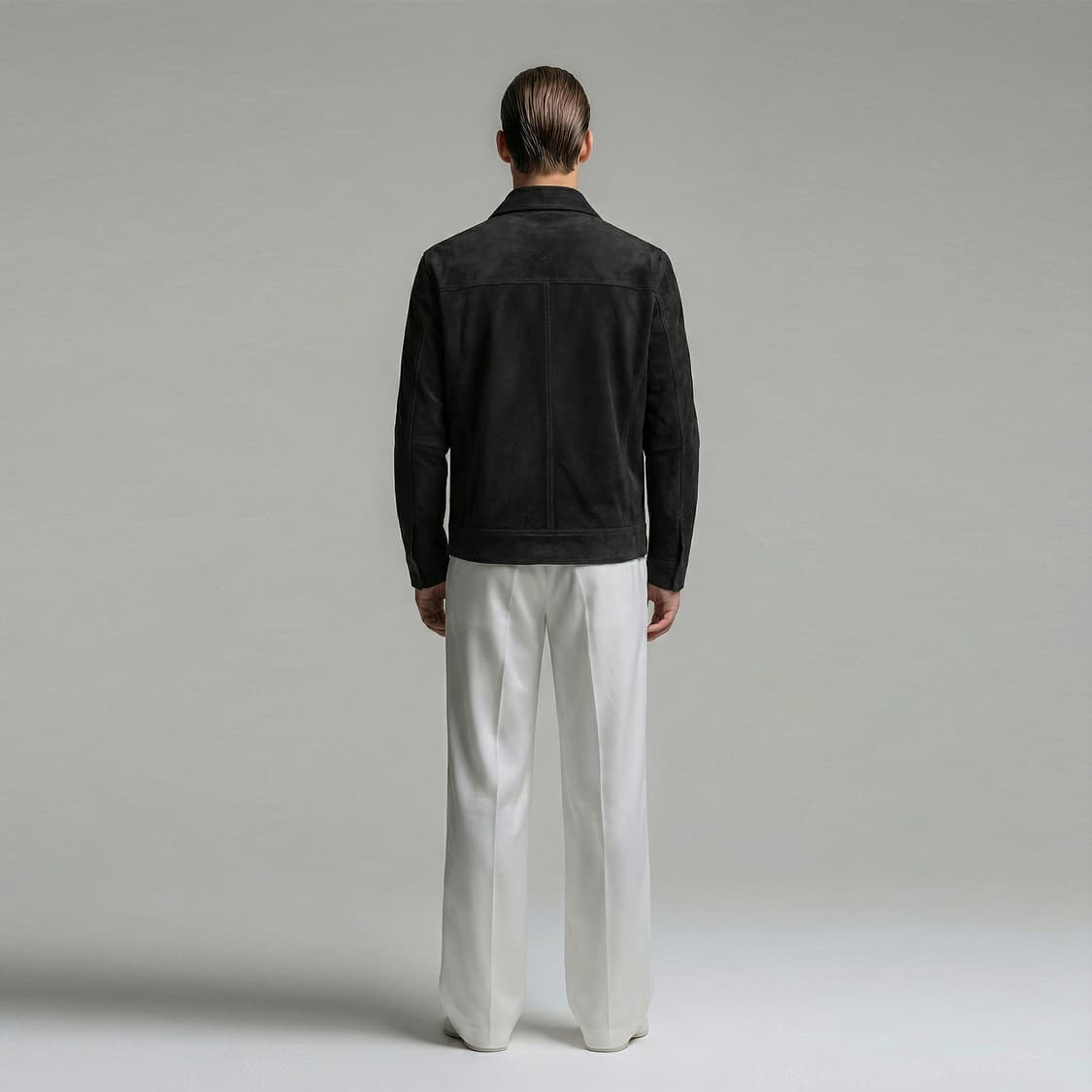 LAMSRINO 스웨이드 트러커 자켓 상품이미지4