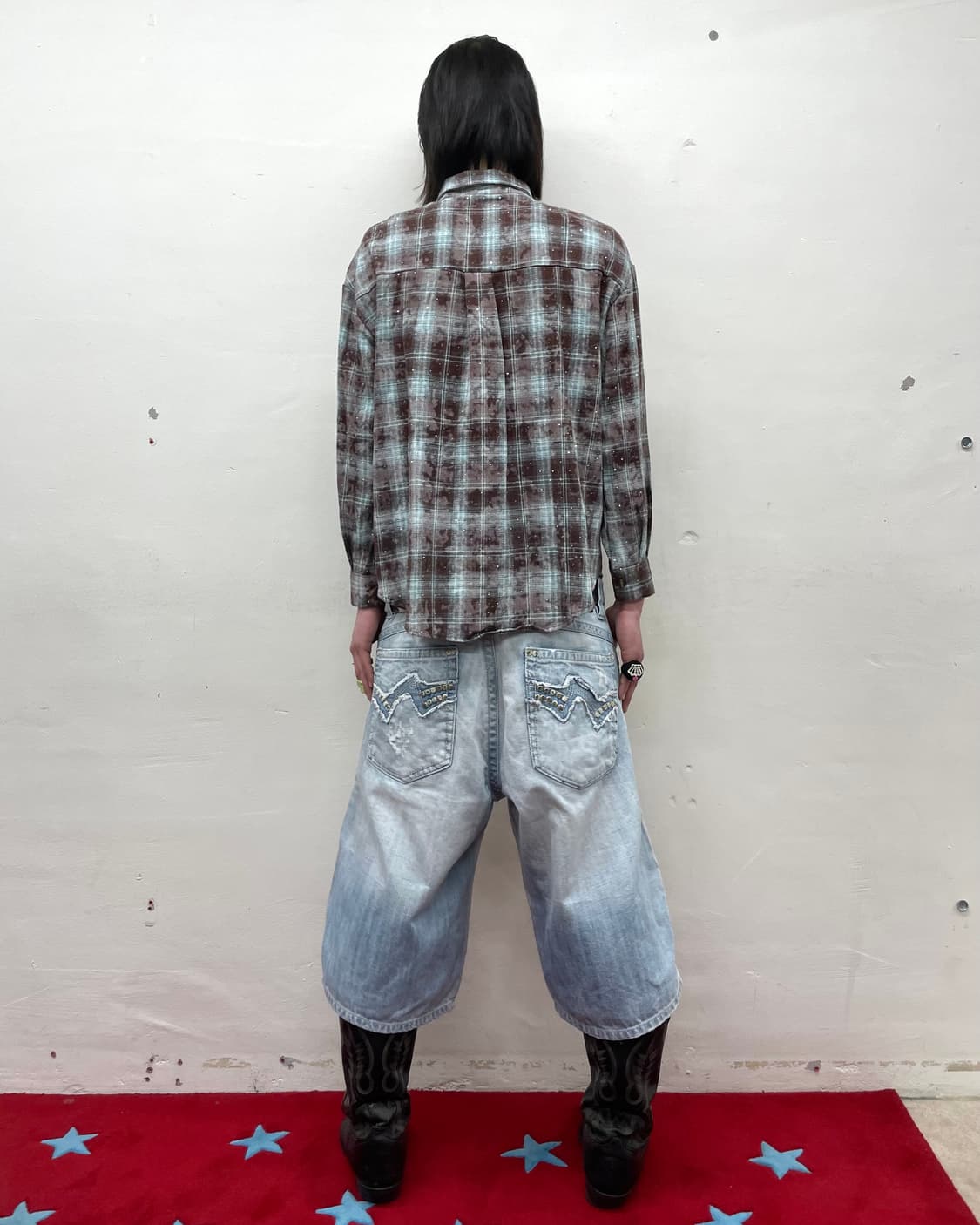 Cubic Glossy Checkered Shirt 상품이미지6