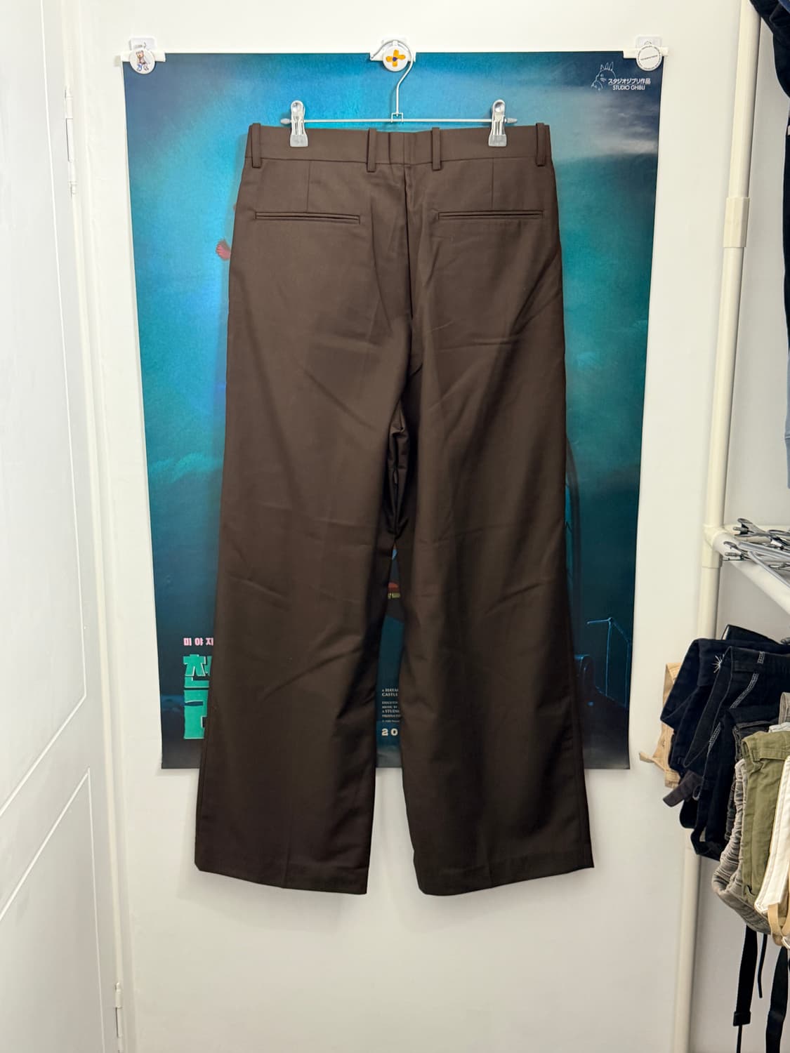 시그니처 / 원턱 와이드 슬랙스[딥브라운] 상품이미지3