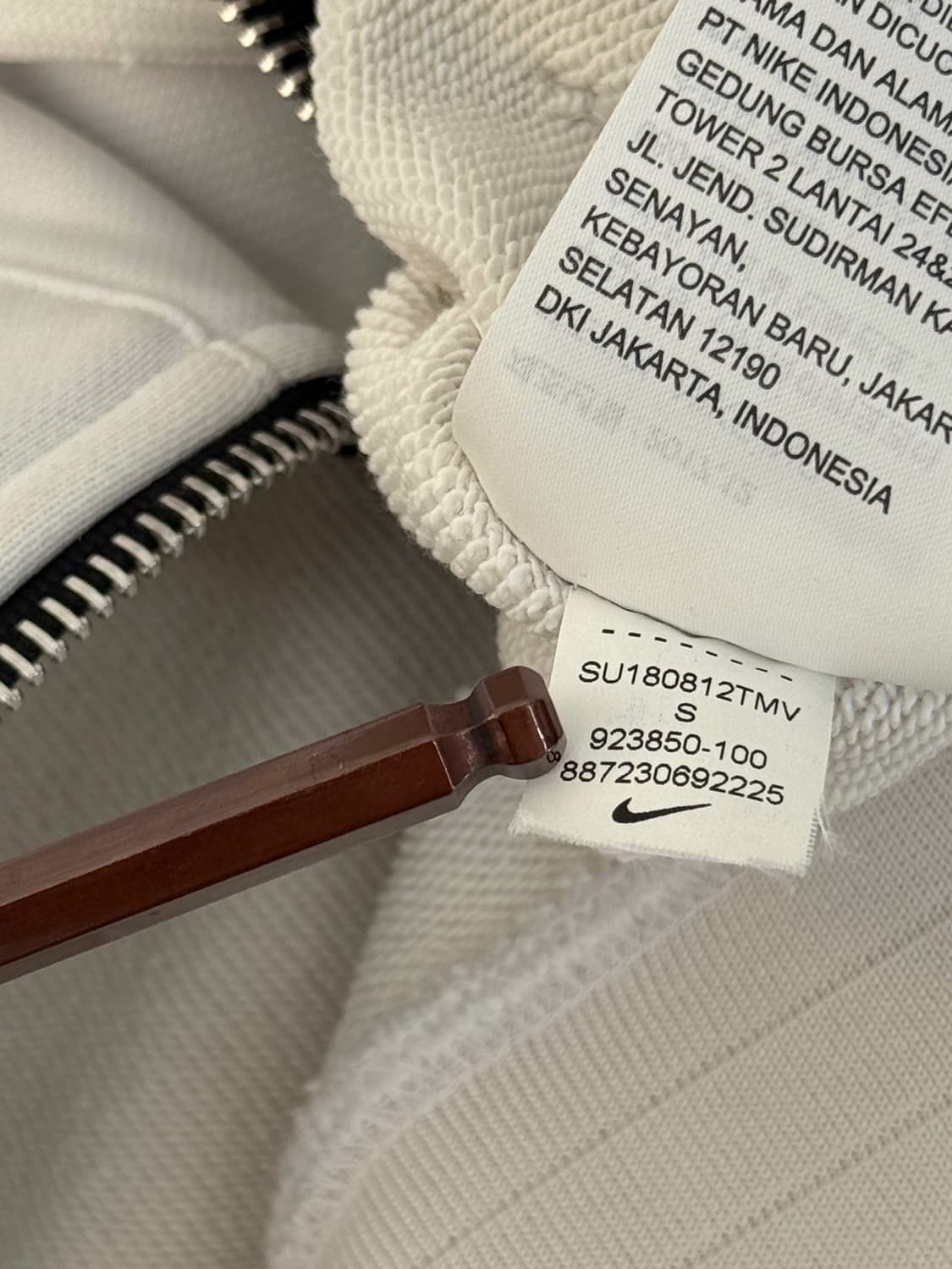 나이키 Lab NRG 크롭 풀집 스웻 후드집업 상품이미지9