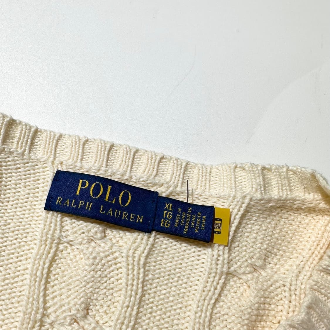 23fw 폴로 랄프로렌 케이블 라운드 니트 (신형QR) 상품이미지4