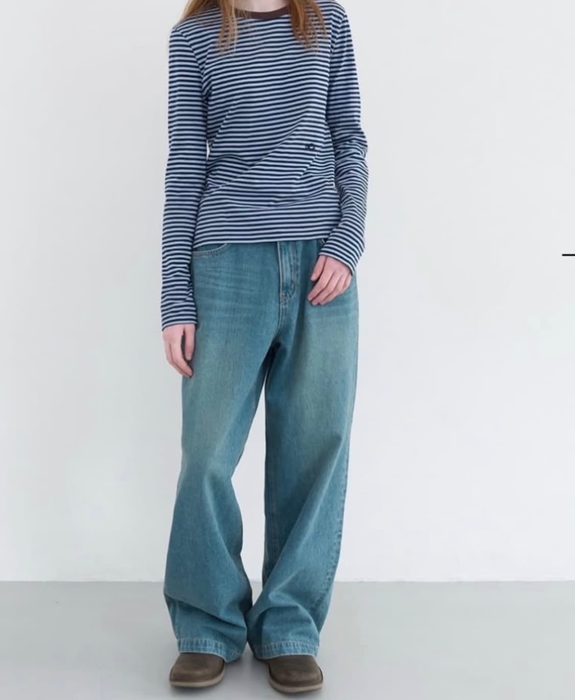 엔조블루스 더블 로고 스트라이프 상품이미지1