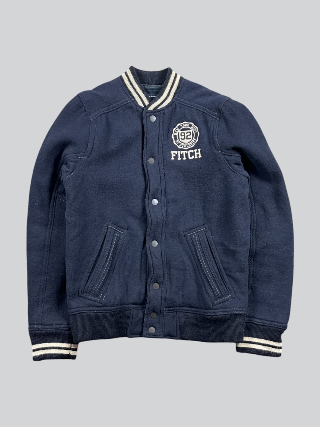ABERCROMBIE & FITCH 울 혼방 바시티 자켓  상품이미지1
