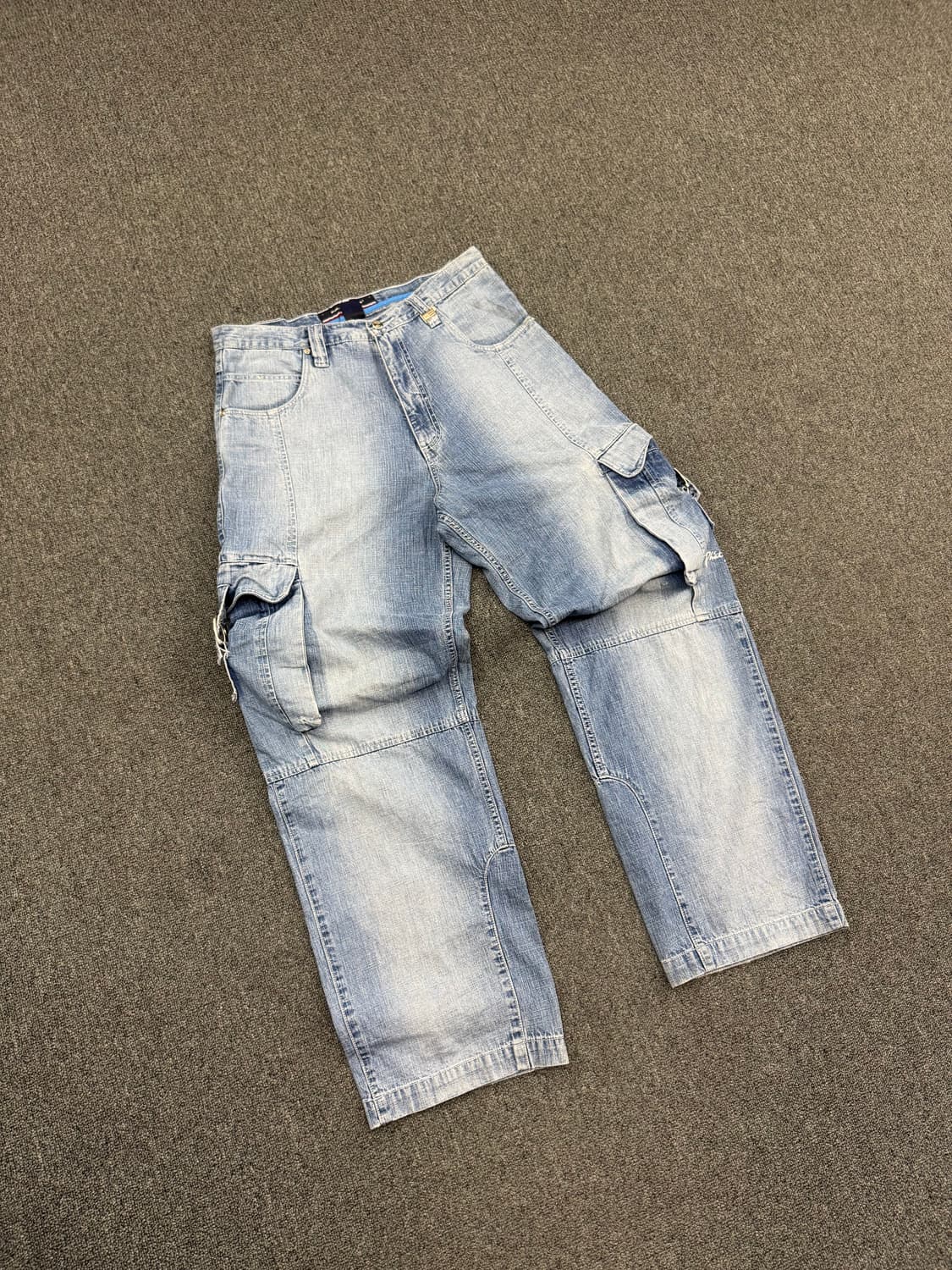 팻 팜 빈티지 카고 데님팬츠 올드스쿨 힙합팬츠 상품이미지1