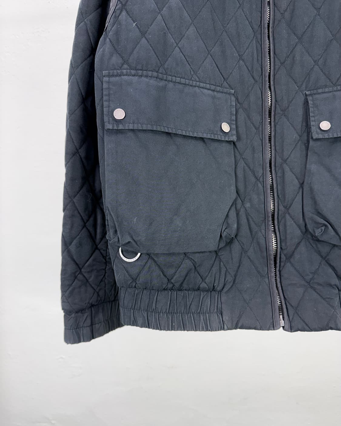 버버리 런던 블랙 노바체크 린포드 퀼팅 자켓 상품이미지5