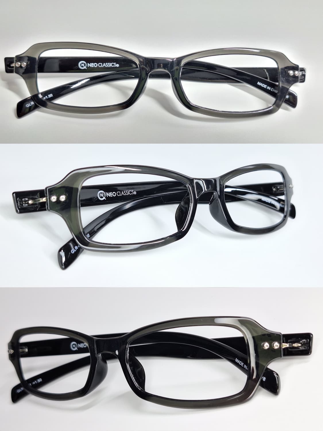네오 클래식 neo classics GLR-01-1 블랙 슬림 안경테 상품이미지7