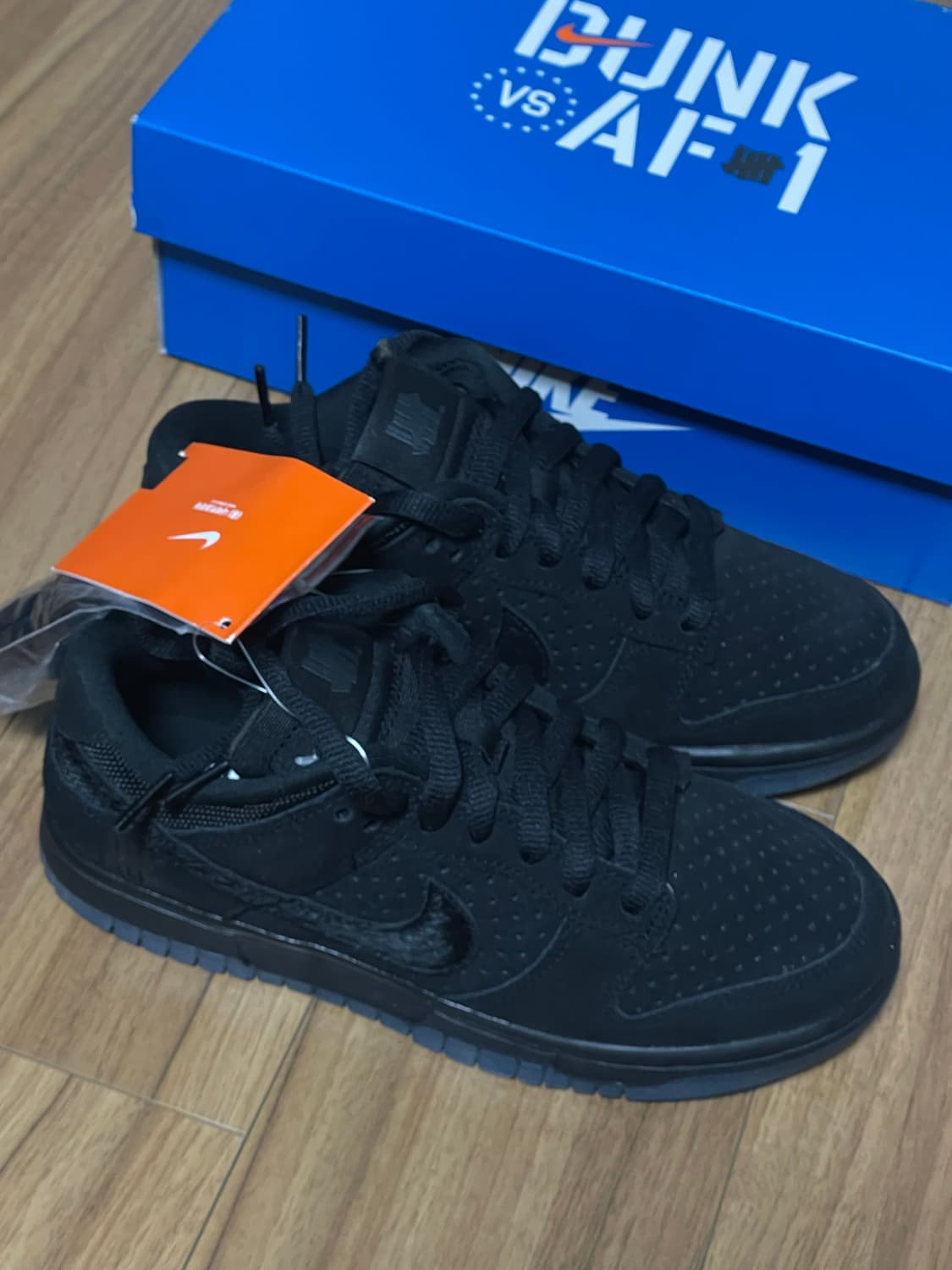 Nike x Undefeated 나이키x언디핏 덩크 로우 블랙 230 상품이미지3