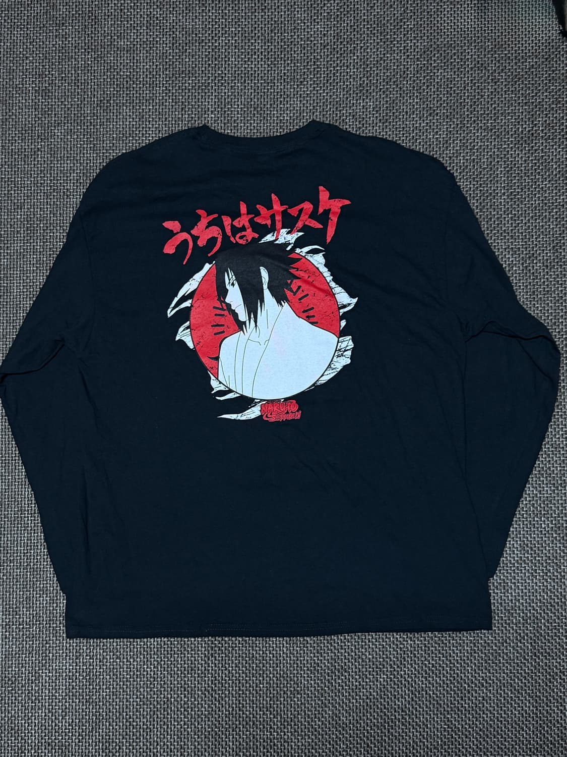 나루토 오피셜 사스케 사륜안 롱슬리브 상품이미지2